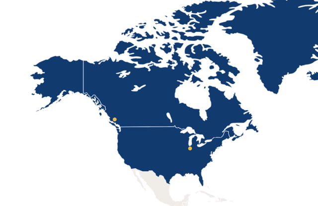 map north america