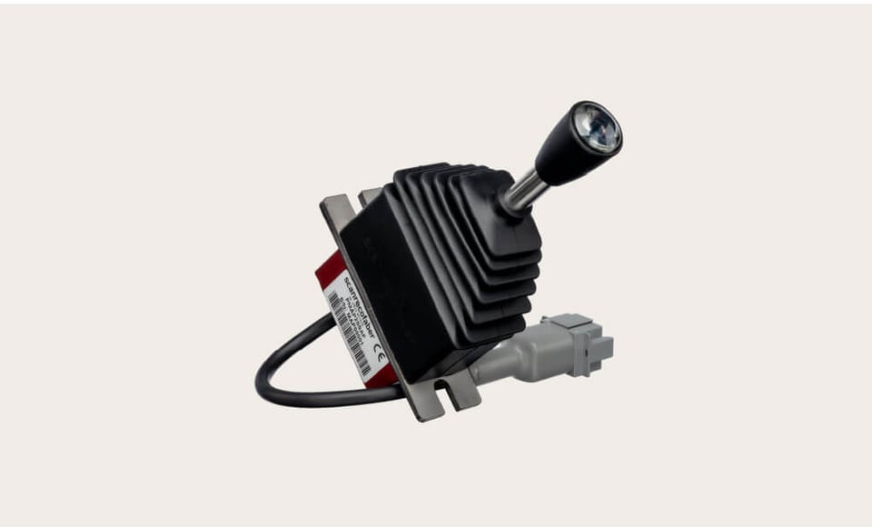 MAS2 single-axis joysticks with voltage/ratiometric outputs