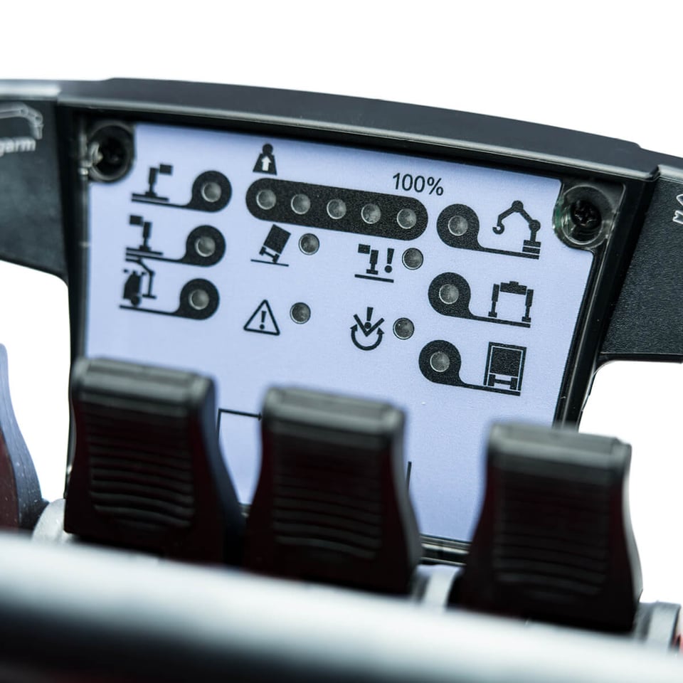 Scanreco Maxi lever LED indicator Display_