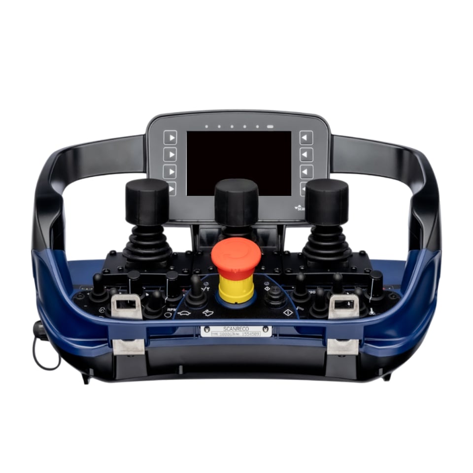 Scanreco_Blue top section color Maxi Joystick